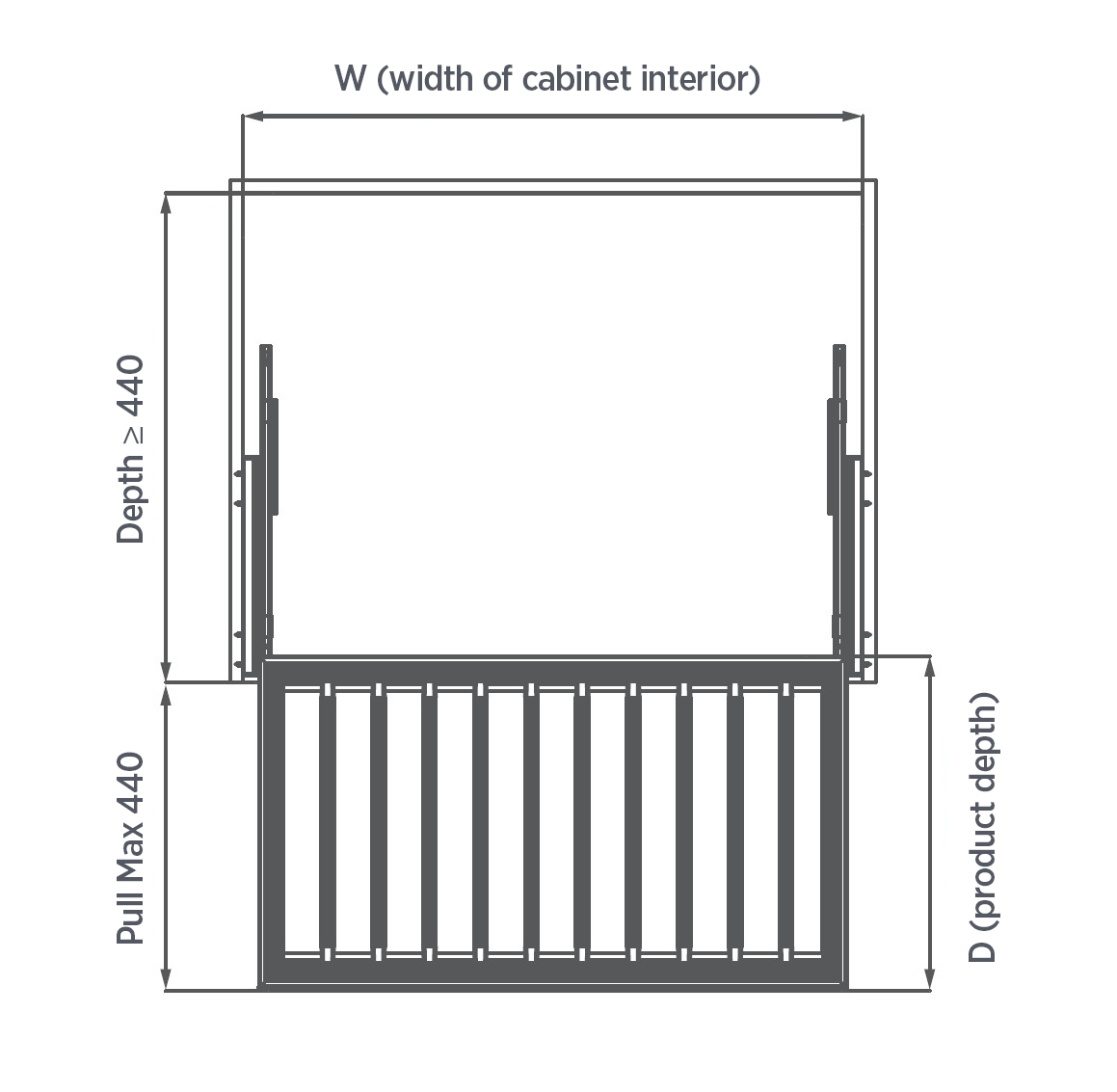 Soft Close Trousers Rack